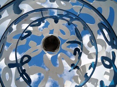 Bottle of Notes outside MIMA, Middlesbrough. Photography by Tony Roberts (via Flickr.com)